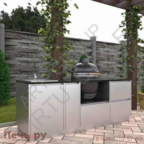 Комплекс Virtu Grand BBQ M 2.0 inox фото