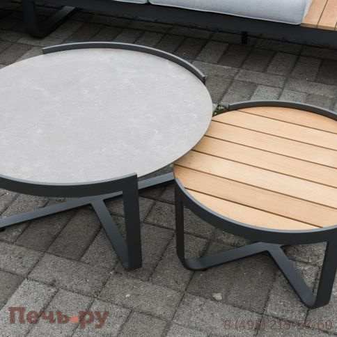 Комплект Brafritid Boden антрацит, алюминий/тик фото 7