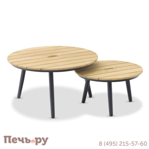 Комплект Brafritid Marine антрацит/натуральный, алюминий/тик фото