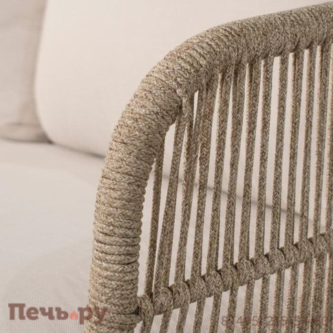 Комплект деревянной плетеной мебели Tagliamento Talara TAG/TALARA/LOUNGE3 фото 6