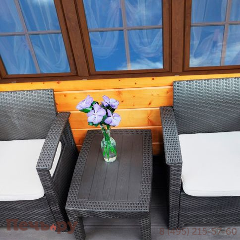 Комплект мебели Gardeck B:Rattan Comfort 3, венге фото 16
