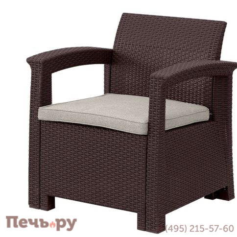 Комплект мебели Gardeck B:Rattan Comfort 3, венге фото 2