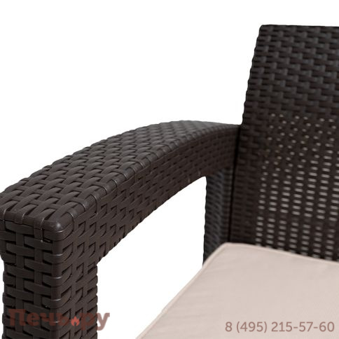Комплект мебели Gardeck B:Rattan Comfort 3, венге фото 6