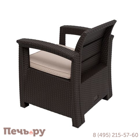 Комплект мебели Gardeck B:Rattan Comfort 3, венге фото 7