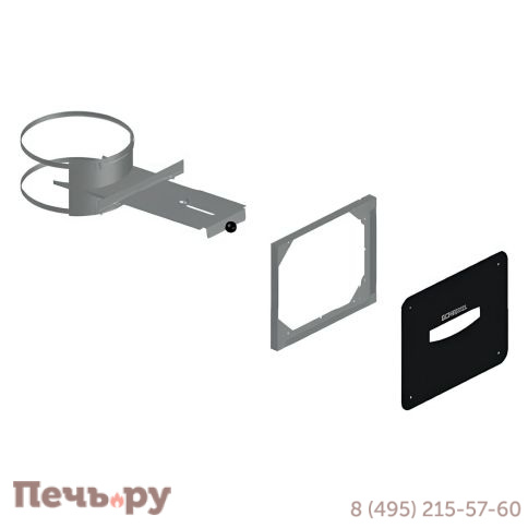 Комплект шибера Schiedel Isotor для врезки по месту, высота 0,33 м фото