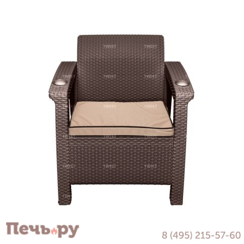 Комплект уличной мебели Gardeck Tweet Terrace Set, венге фото 6