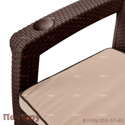 Комплект уличной мебели Gardeck Tweet Terrace Set, венге фото 7