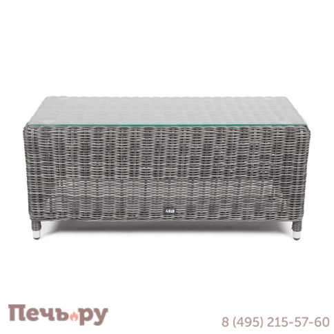 Кон Панна 4SiS столик журнальный из искусственного ротанга, цвет графит фото 10