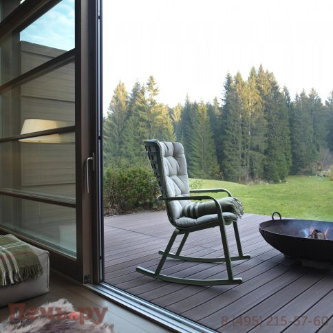 Кресло-качалка пластиковое с подушкой Gardeck Nardi Folio 003/403001000004/4029810 фото 5