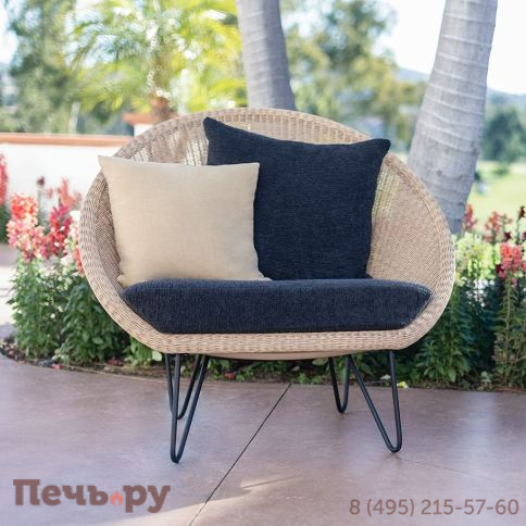 Кресло лаунж плетеное с подушками Janus et Cie Gigi II JNS/776-36-111/V-C-CUS фото 5