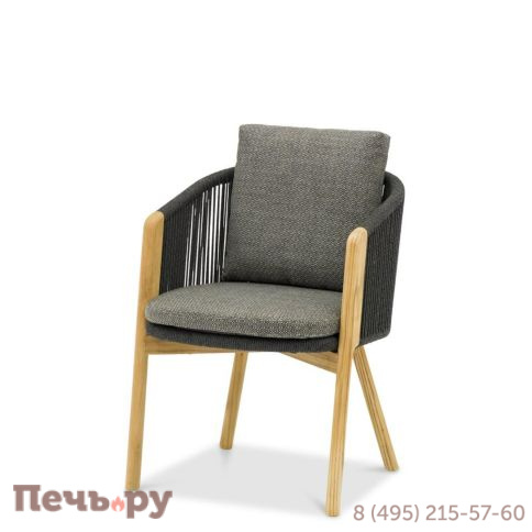 Кресло обеденное Brafritid Avesta тик/алюминий фото 4