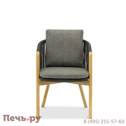 Кресло обеденное Brafritid Avesta тик/алюминий фото 5