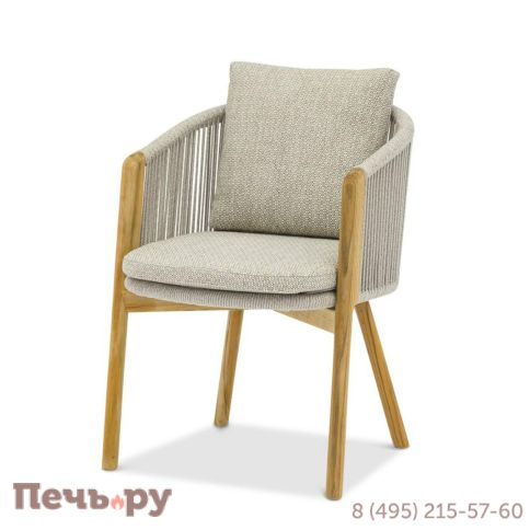 Кресло обеденное Brafritid Avesta тик/алюминий фото