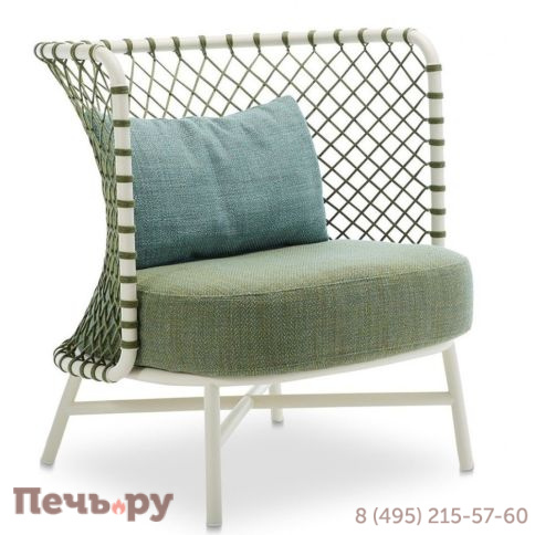 Кресло плетеное с подушками Robertirattan Charme ROB/4381/81CUх1 фото