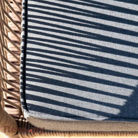 Лаунж-зона 4SiS Канны 5-местная плетеная из роупа (веревки), роуп коричневый фото 11