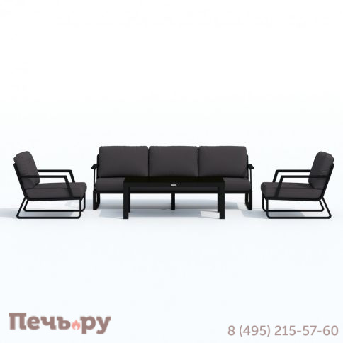 Лаунж зона Ideal Patio ESTIVO с трехместным диваном - антрацит фото 7