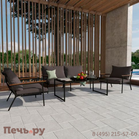 Лаунж зона Ideal Patio FESTA антрацит с двухместным диваном фото 2