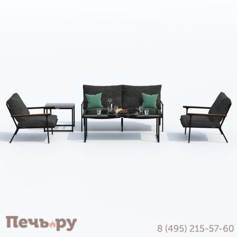 Лаунж зона Ideal Patio FESTA маренго с двухместным диваном фото 3