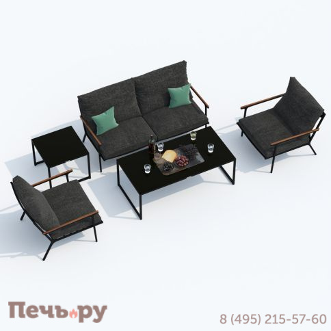 Лаунж зона Ideal Patio FESTA маренго с двухместным диваном фото 5