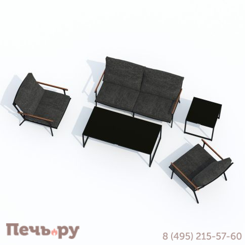 Лаунж зона Ideal Patio FESTA маренго с двухместным диваном фото 9