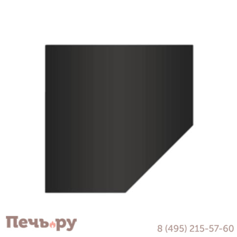 Лист под печь КПД черный LP12 2мм 1200х1200 угол фото