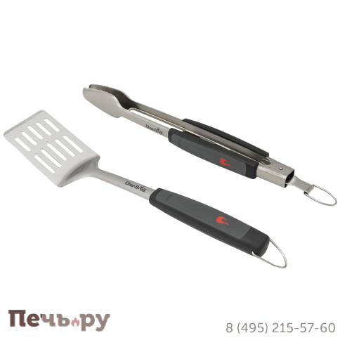 Набор инструментов Char-Broil Deluxe 2 шт (лопатка+щипцы) фото