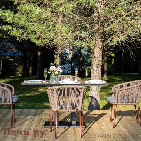 Обеденная группа 4SiS Каффе Дабл на 4 персоны, цвет дуб фото 3