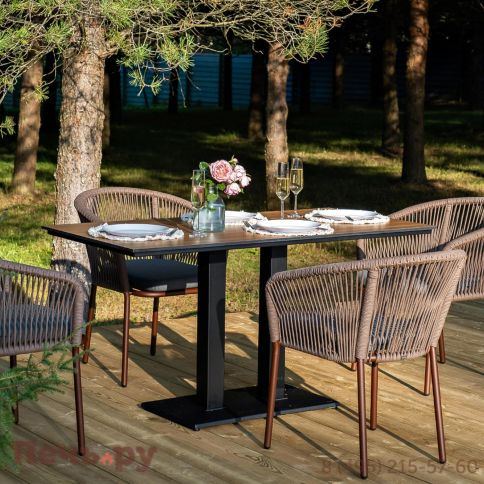 Обеденная группа 4SiS Каффе Дабл на 4 персоны, цвет дуб фото 4