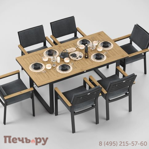 Обеденная группа Gardenini Premium Voglie DPVGL.010818.C4 фото 2