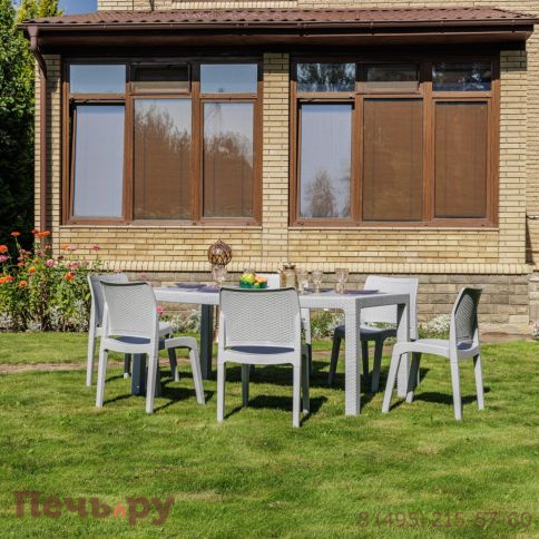 Обеденный комплект Royal Family JULY M светло-серый фото 7