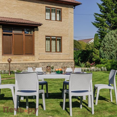 Обеденный комплект Royal Family JULY M светло-серый фото 8