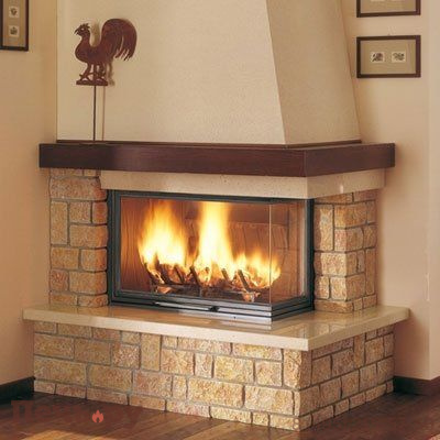 Облицовка Palazzetti Martigny Angolo dx 64 реверс фото