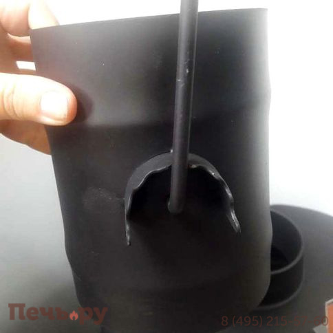 Отопительная печь ТМФ  Профессор Бутаков Инженер стальная дверь фото 3