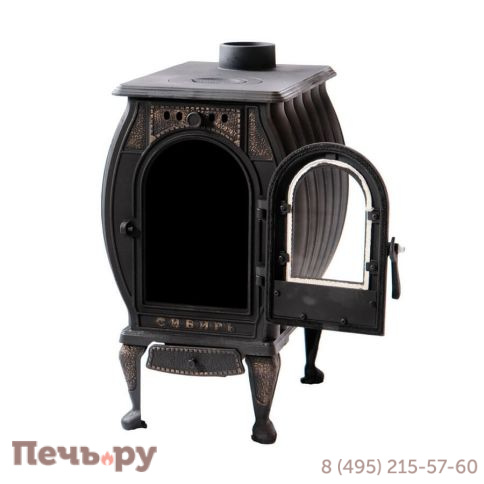 Отопительно-варочная чугунная печь НМК Сибирь фото 2