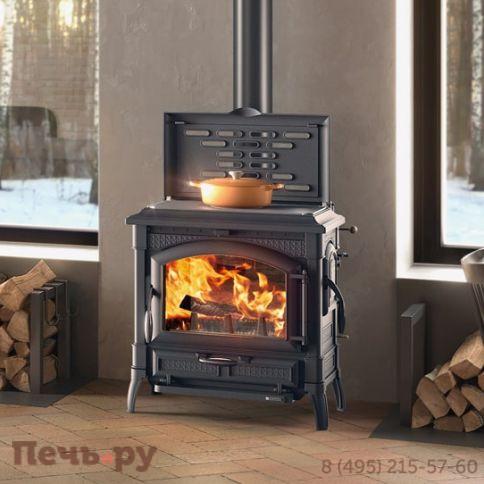 Отопительно-варочная печь La Nordica Isotta con cerchi фото 4