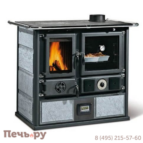 Отопительно-варочная печь с водяным отоплением La Nordica TermoRosa Ready D.S.A PT фото