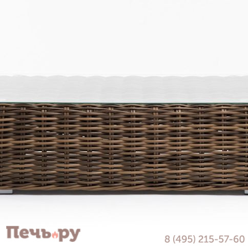 Палермо 4SiS журнальный столик из искусственного ротанга, цвет соломенный фото 2