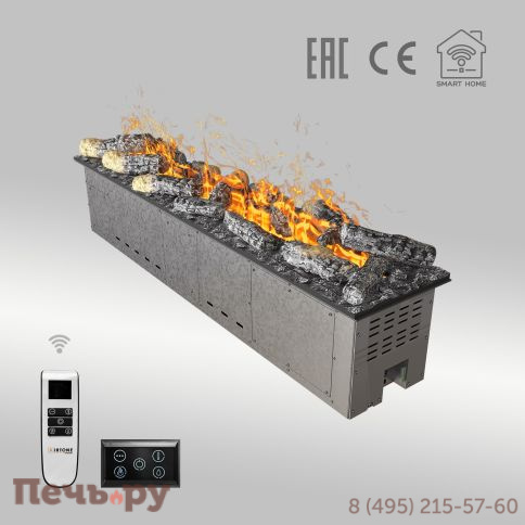 Паровой электрокамин Airtone Vepo 1200 с дровами фото 2