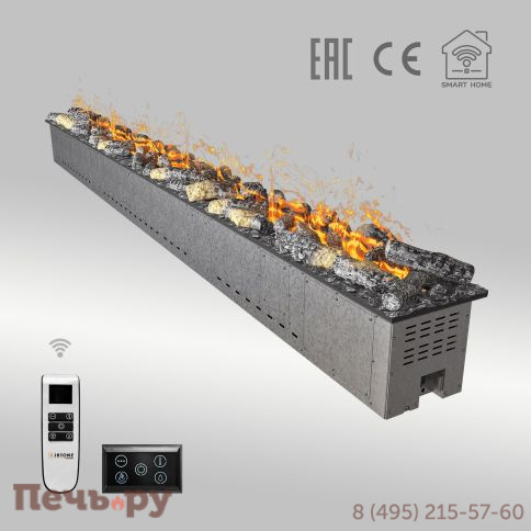 Паровой электрокамин Airtone Vepo 3000 с дровами фото 2