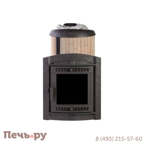 Печь банная Прометалл Атмосфера L+ КТТ в облицовке наборные ламели фото 10