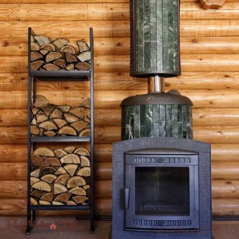 Печь банная Прометалл Атмосфера L КТТ в облицовке наборные ламели фото 21