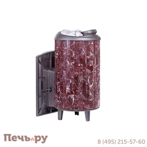 Печь банная Прометалл Атмосфера L+ КТТ в облицовке наборные ламели фото 6