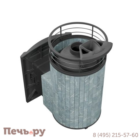 Печь банная Прометалл Атмосфера L ламель + сетка с тоннелем фото 19