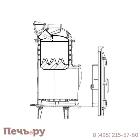 Печь банная Прометалл Атмосфера L в плитке Талькохлорит фото 11