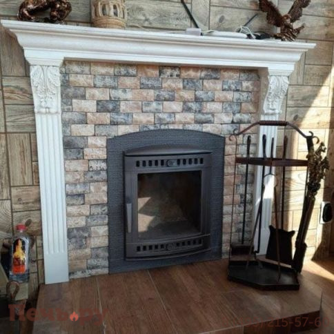 Печь банная Прометалл Атмосфера L в плитке Талькохлорит фото 5