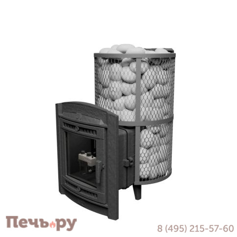 Печь банная ПроМеталл «Атмосфера XL» сетка нержавейка с газовой горелкой фото 2