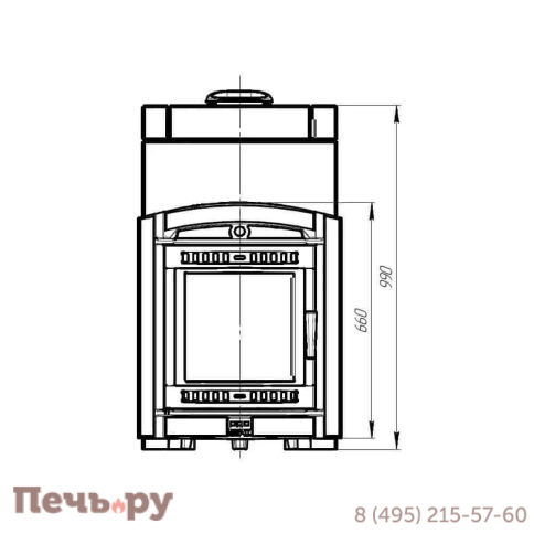 Печь банная Прометалл Атмосфера XL+ в облицовке Талькохлорит фото 8