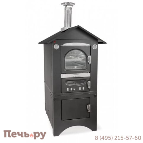 Печь Clementi Smart 45X80 Tetto Antracite фото