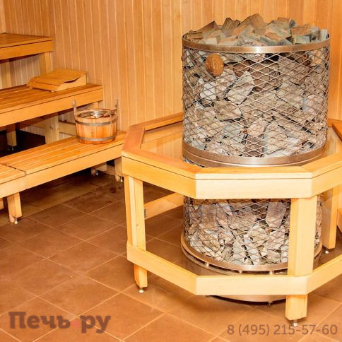 Печь для сауны IKI Pillar 48 кВт фото 6