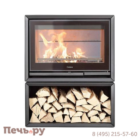 Печь камин Contura 310G со стеклянной дверцей фото